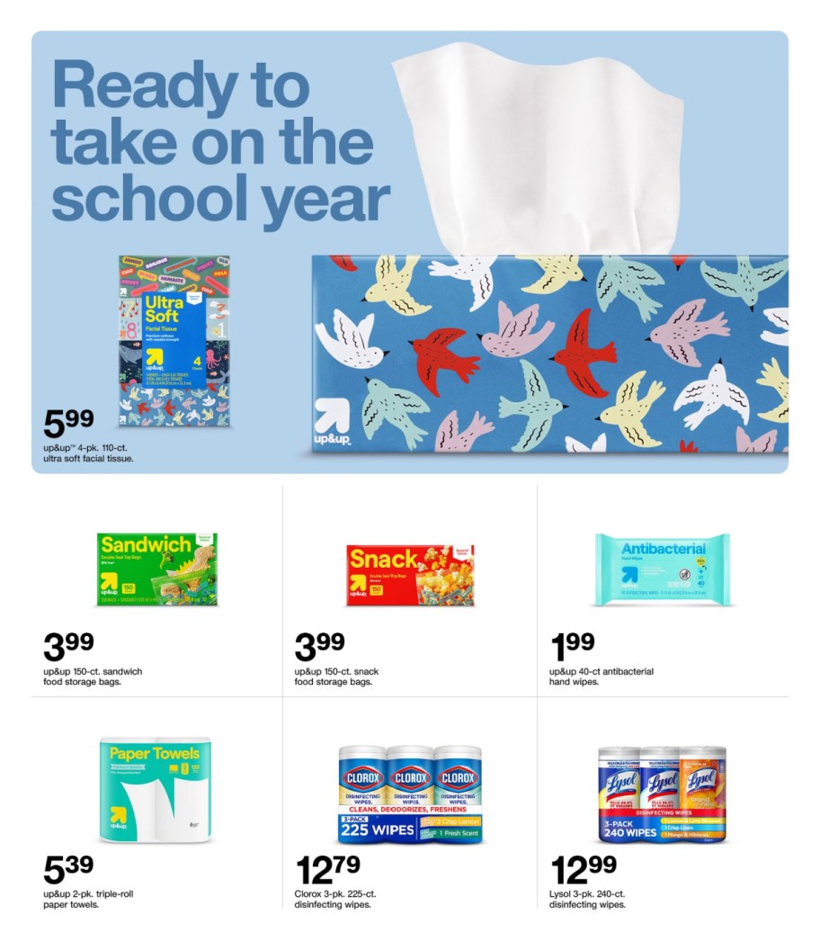 page from Target ad