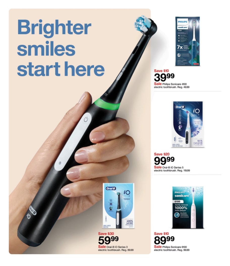 page from Target ad