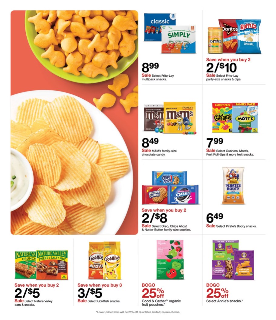 page from Target ad