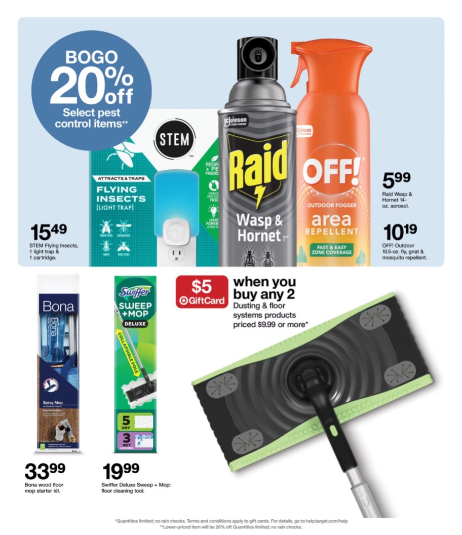 page from Target ad