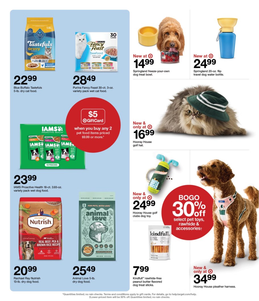 page from Target ad