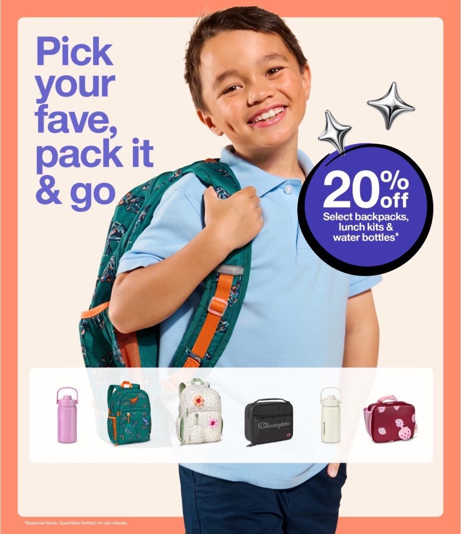 page from Target ad
