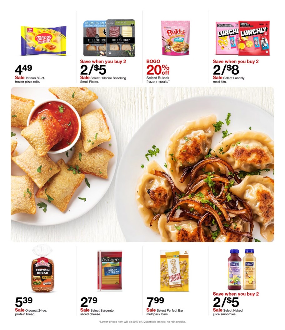 page from Target ad