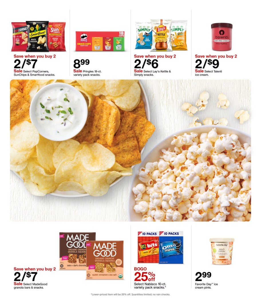page from Target ad
