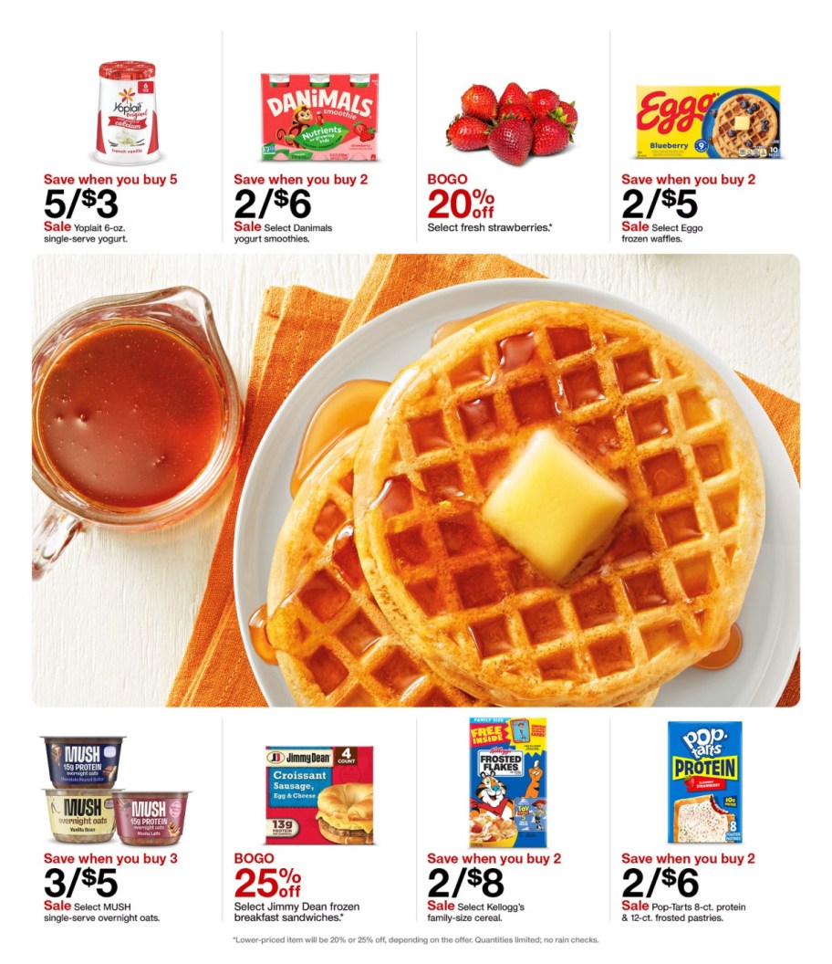 page from Target ad