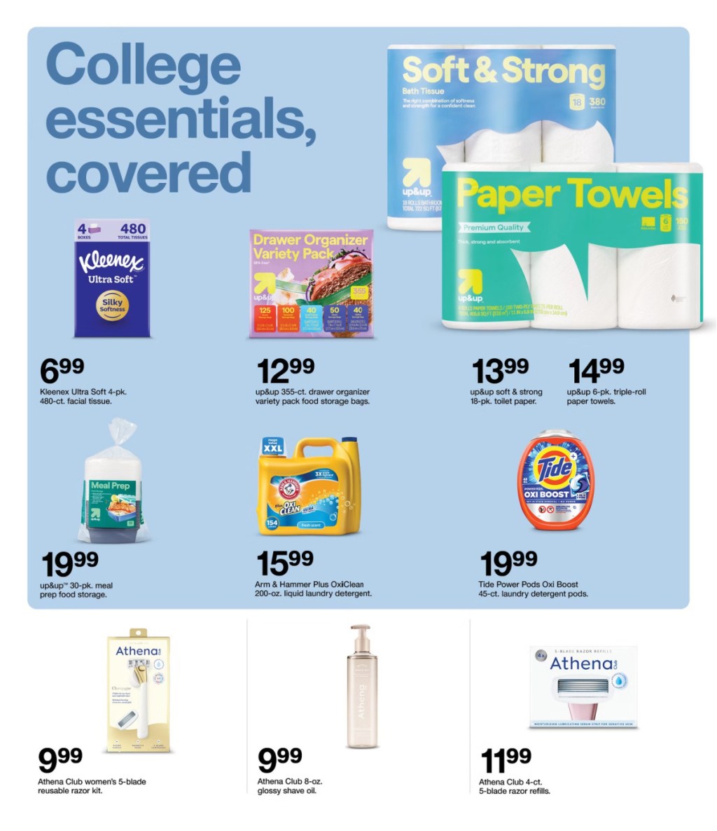 page from Target ad