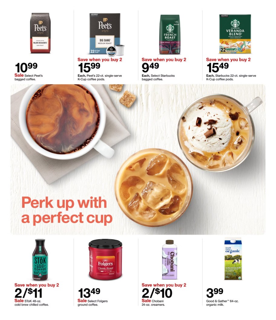 page from Target ad