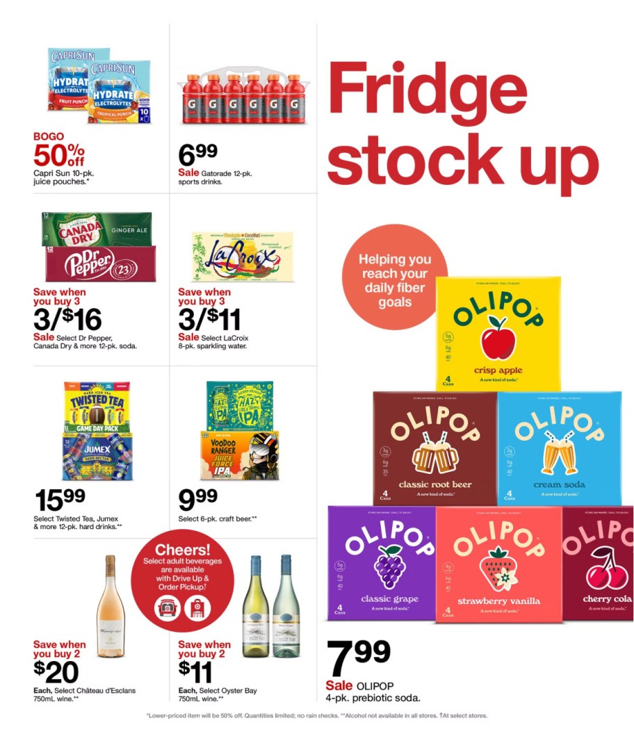 page from Target ad