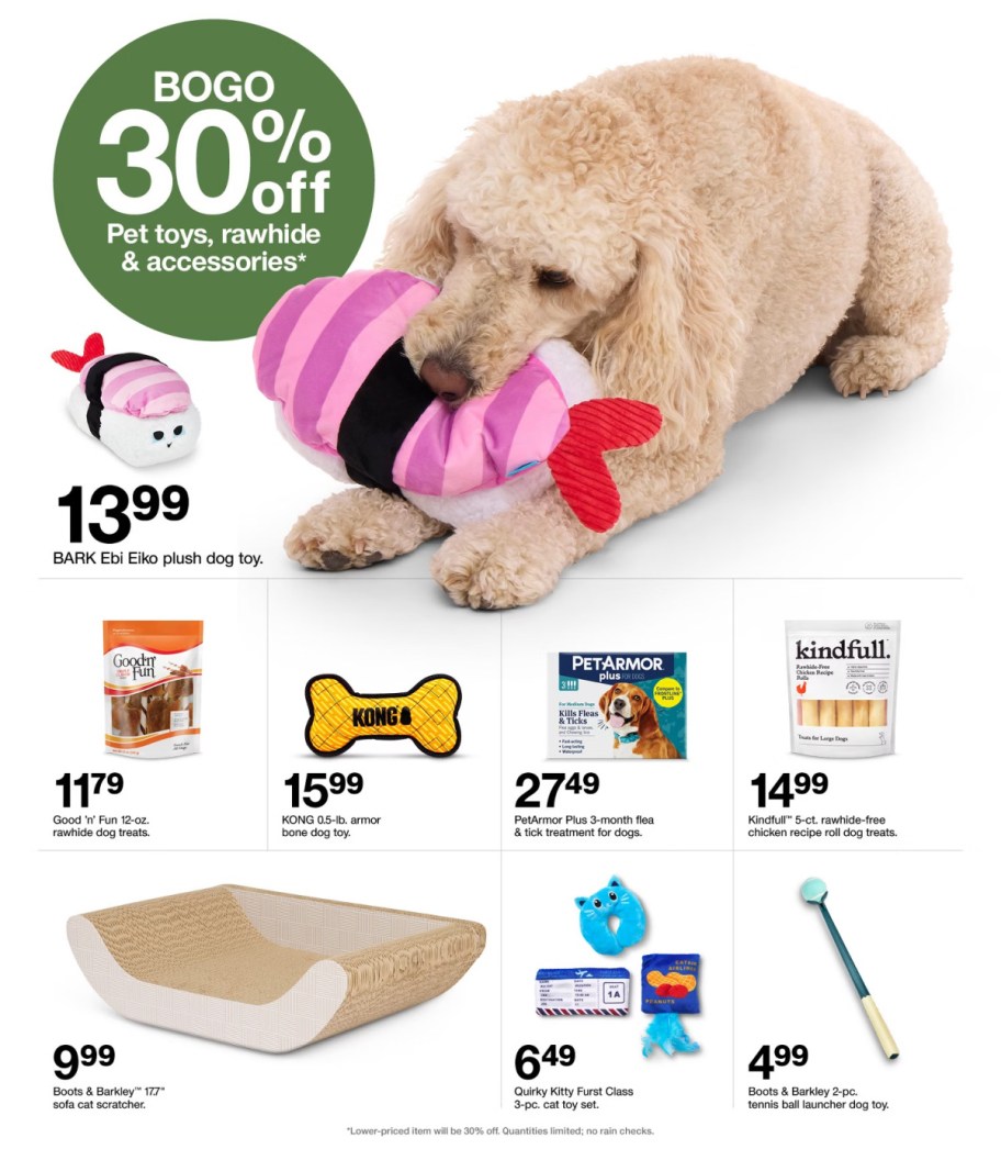 page from Target ad
