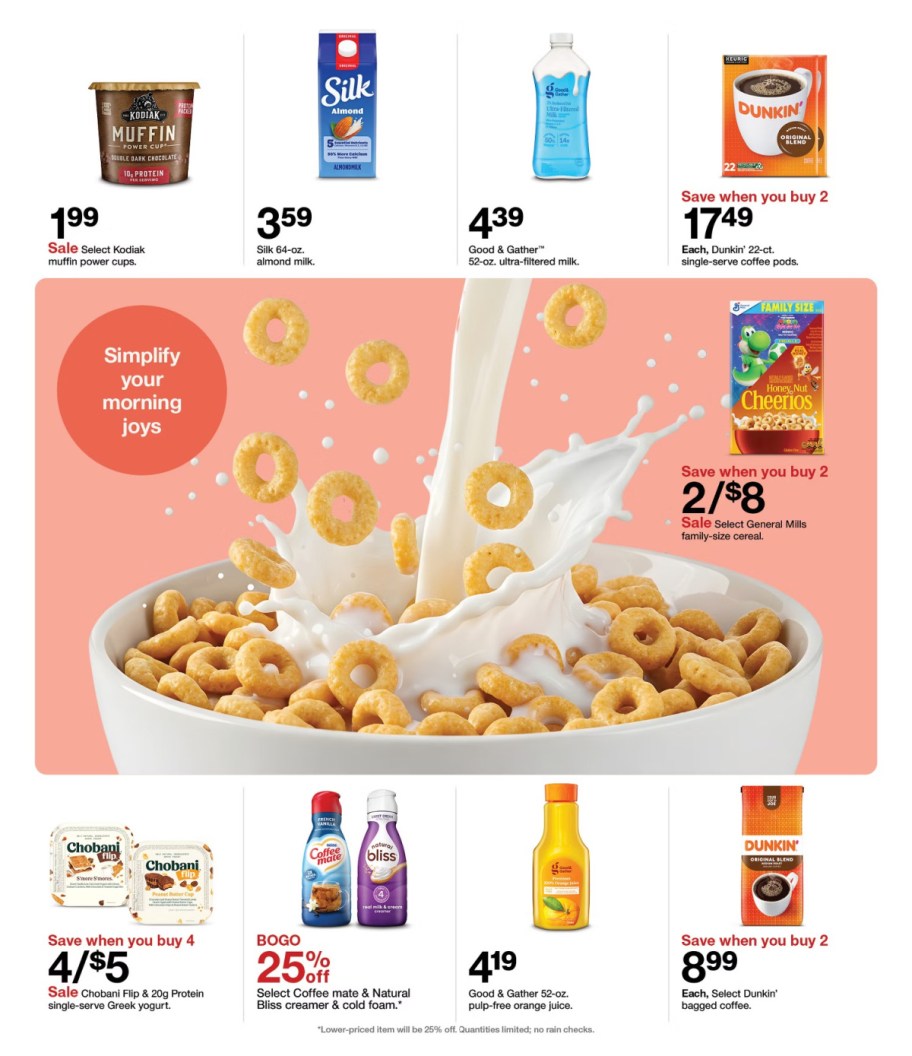 page from Target ad