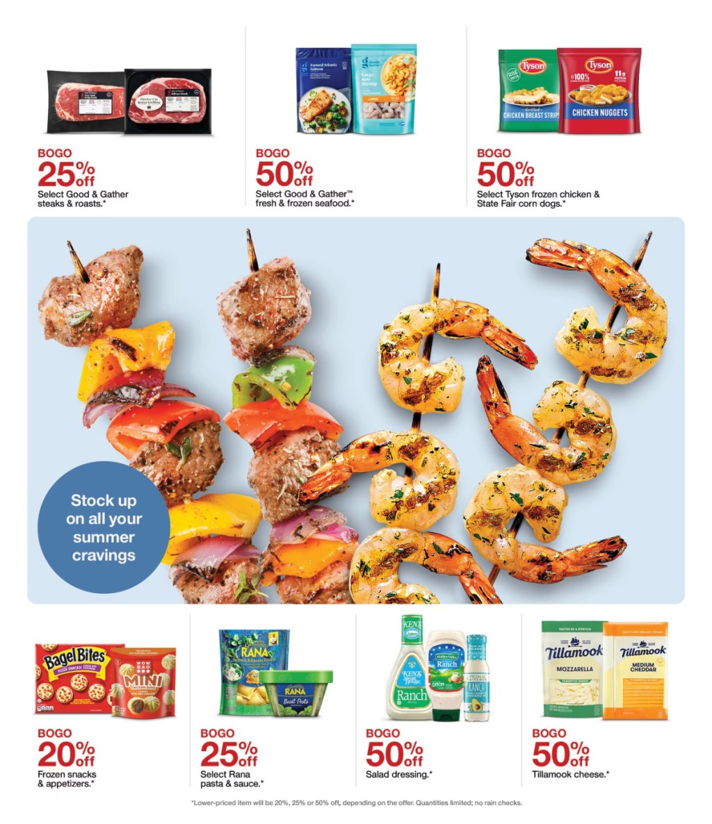 page from Target ad