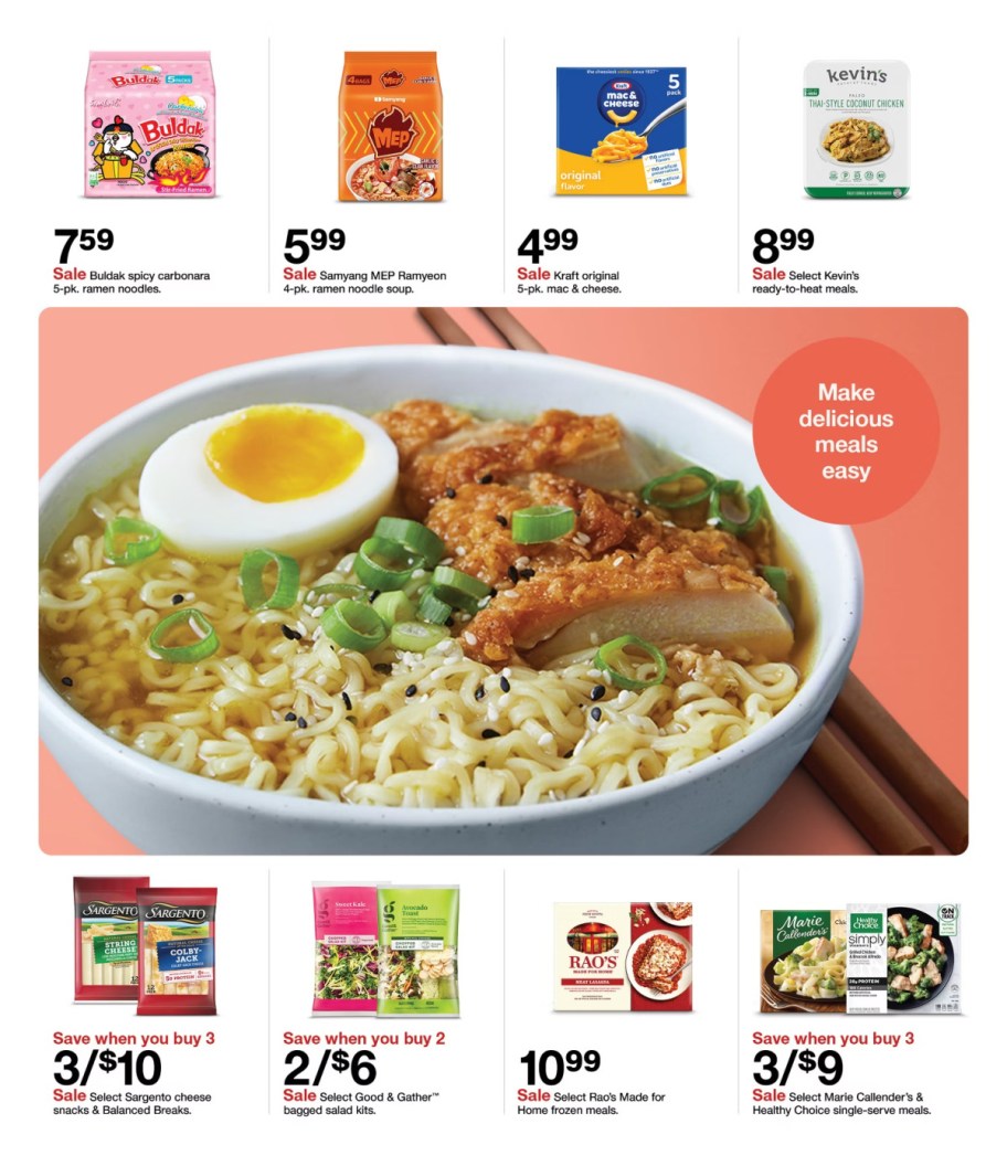 page from Target ad