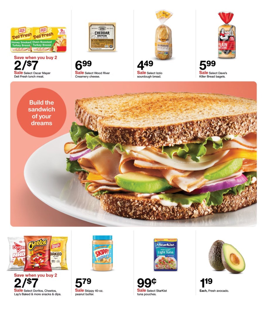 page from Target ad