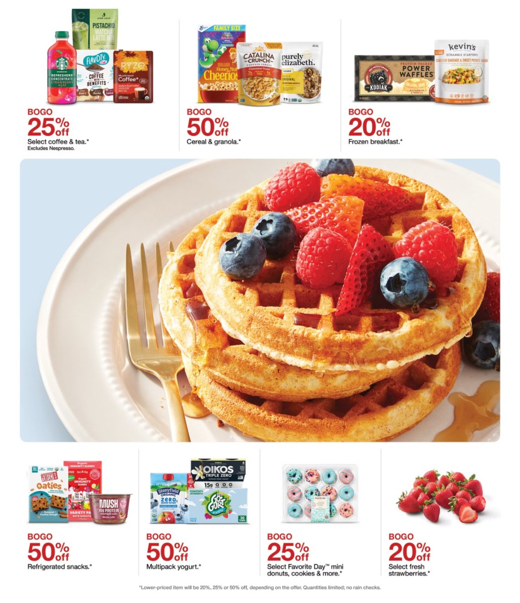 page from Target ad