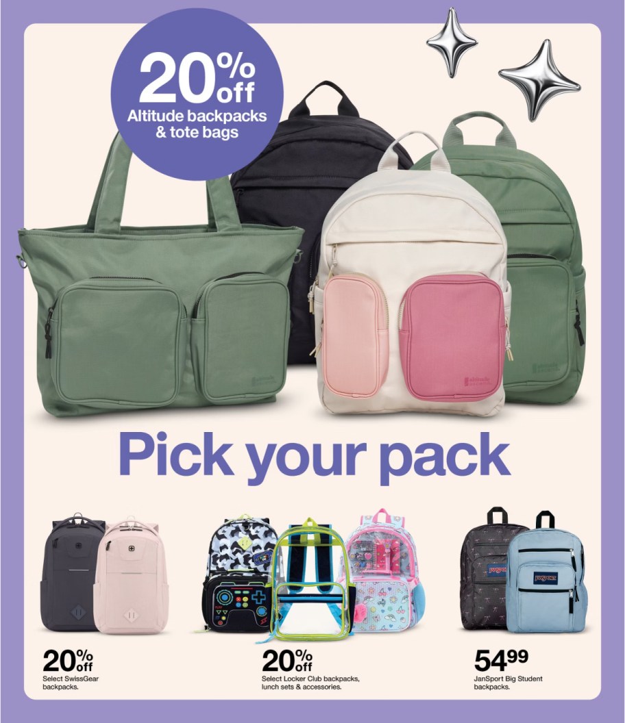 page from Target ad