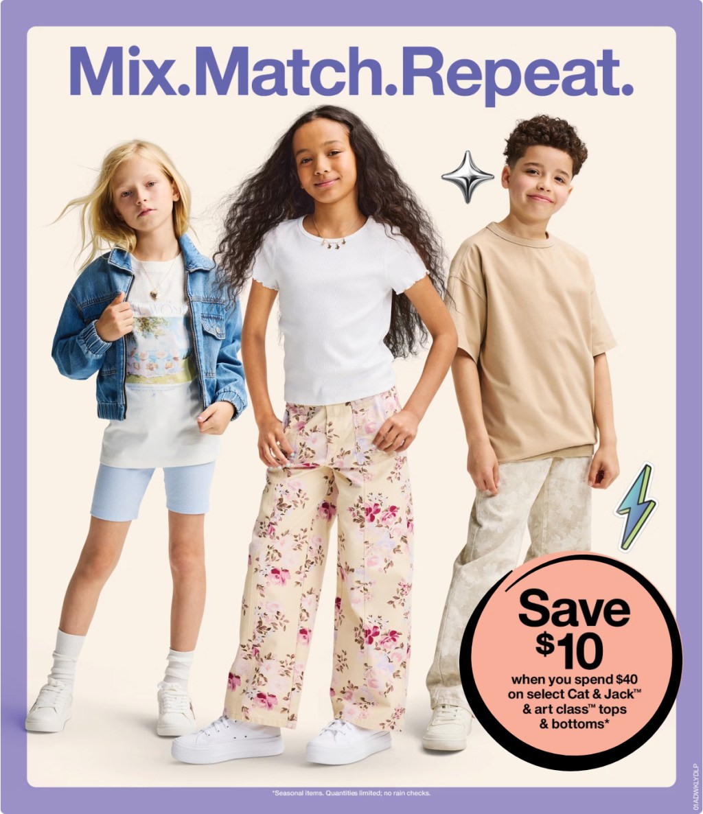 page from Target ad