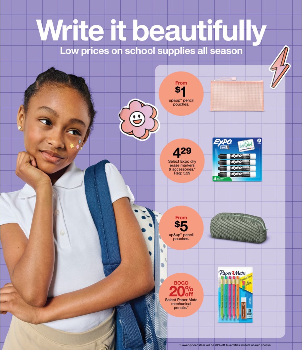 page from Target ad