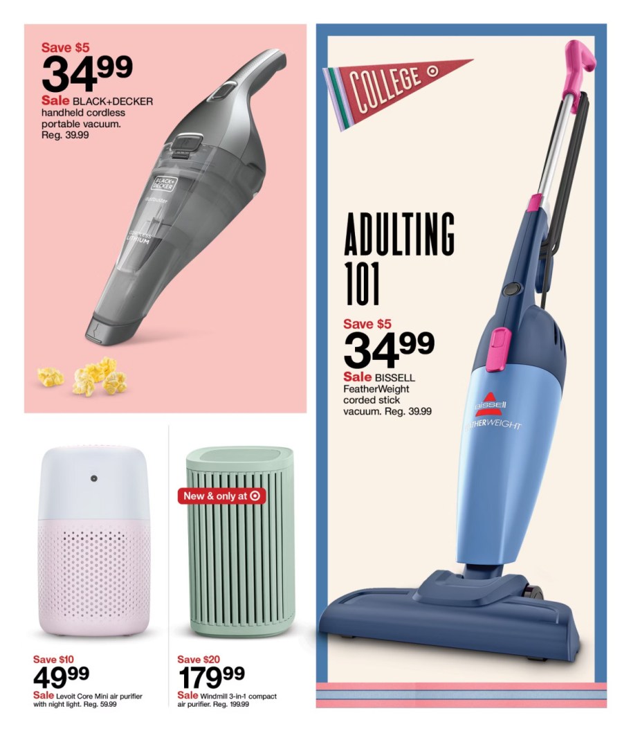 page from Target ad