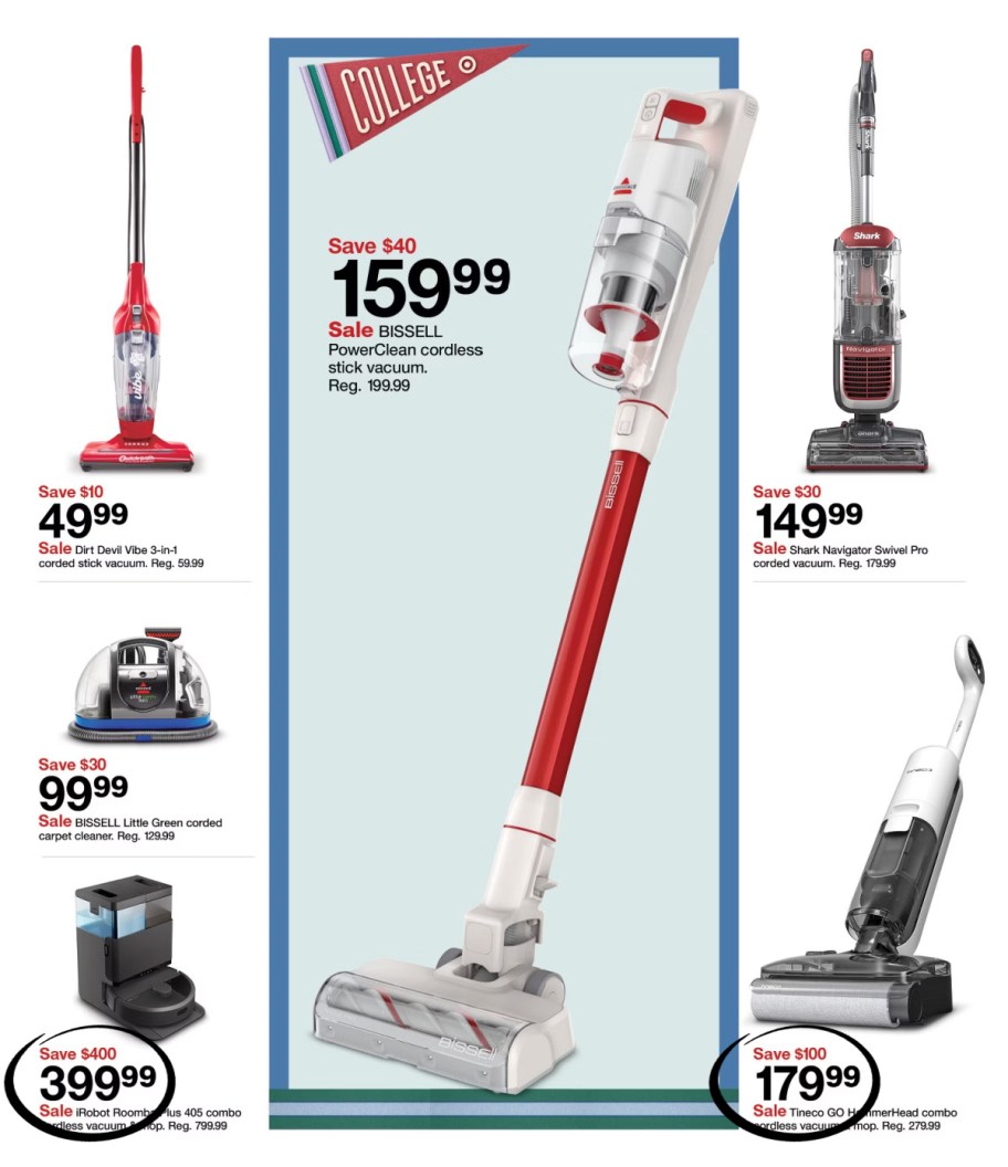 page from Target ad
