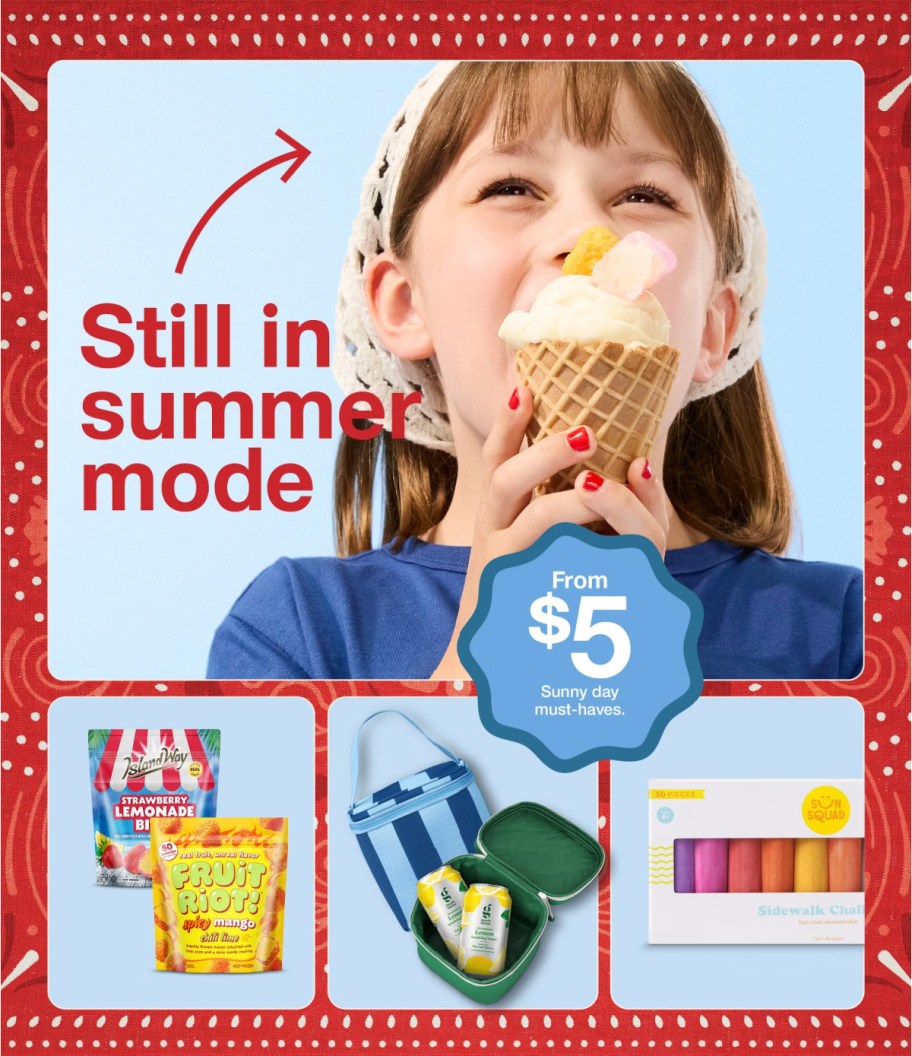page from Target ad