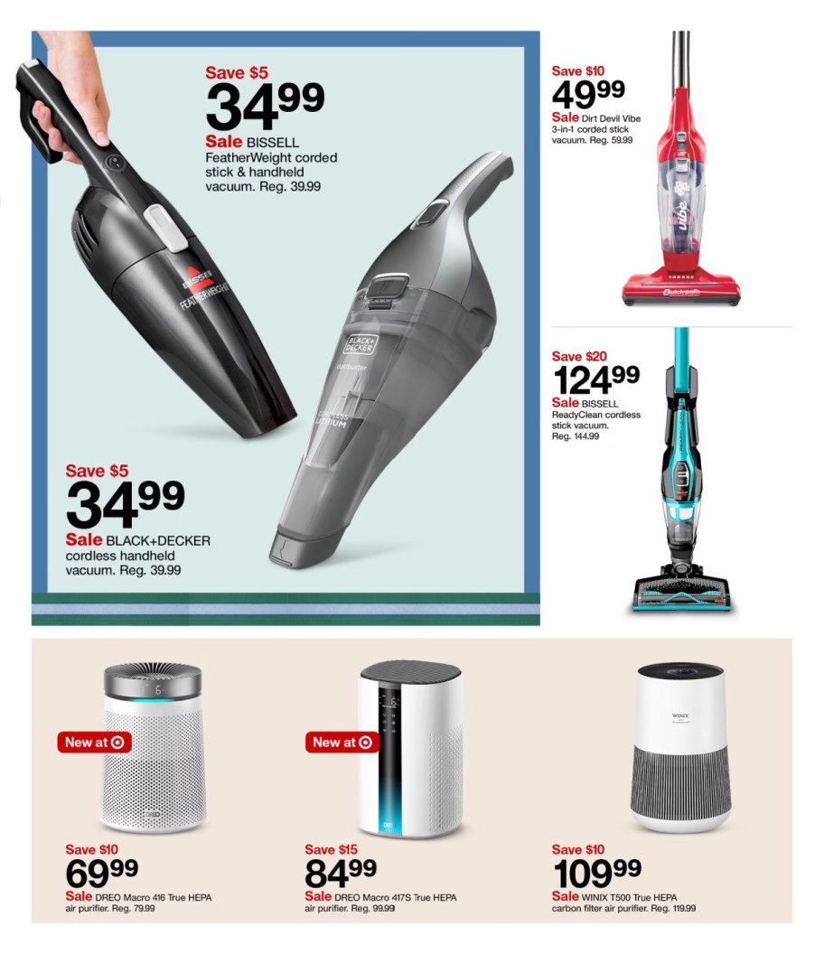 page from Target ad