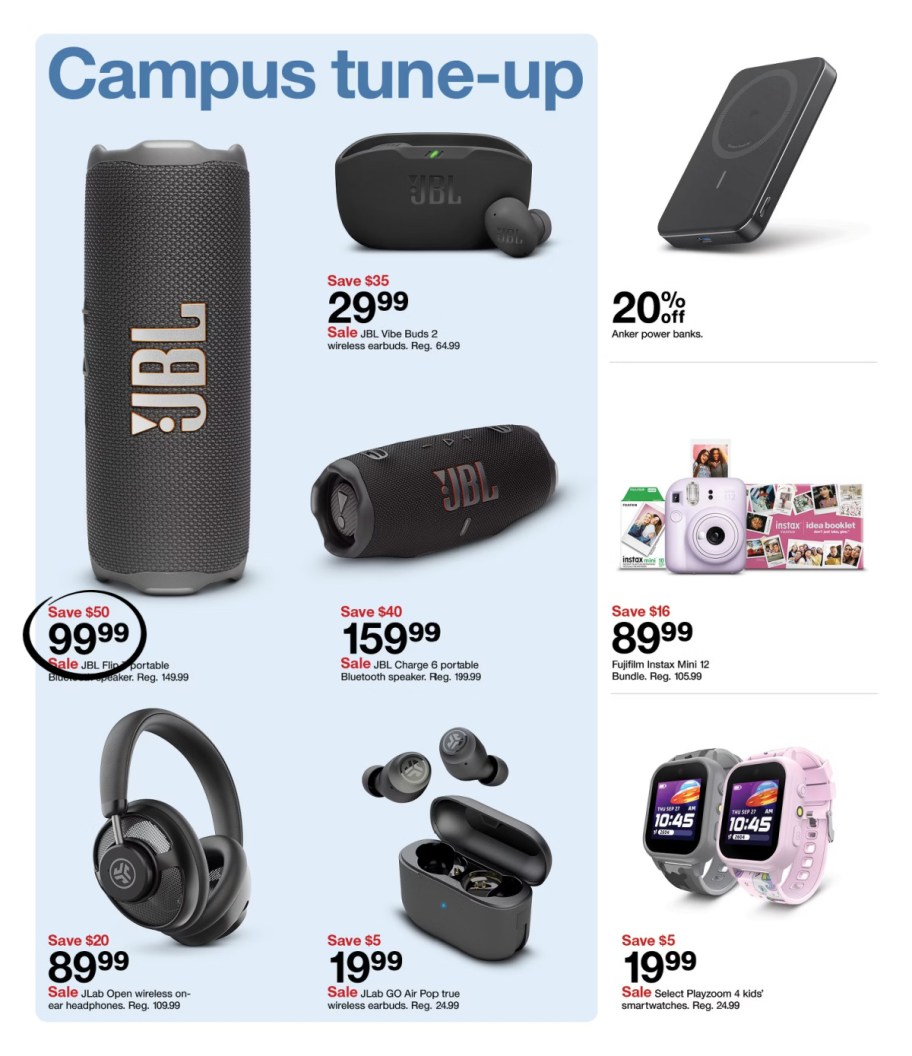 page from Target ad