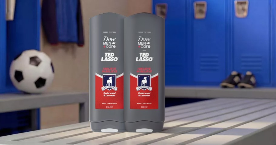 Dove Men+Care Body Wash Just $2.84 Each After CVS Rewards | Includes NEW Ted Lasso Scents