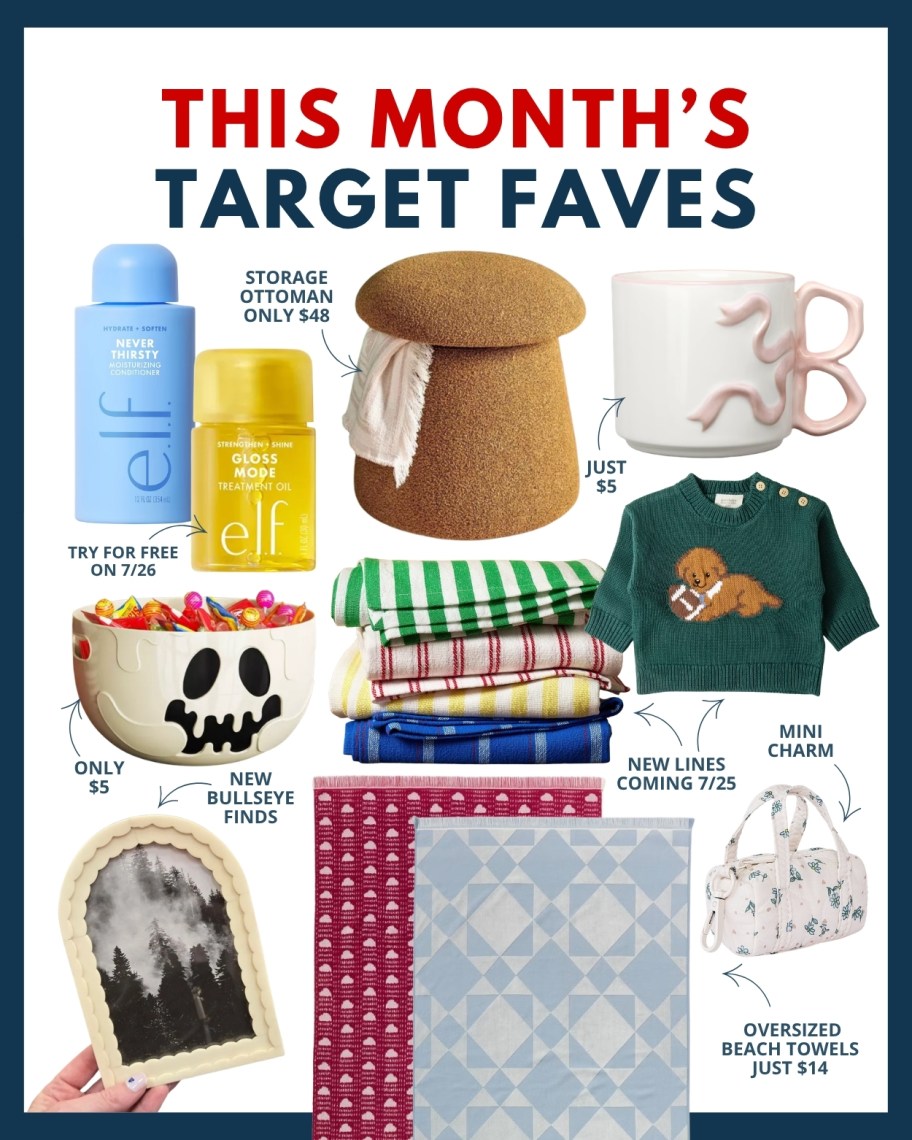 this month's target faves collage 