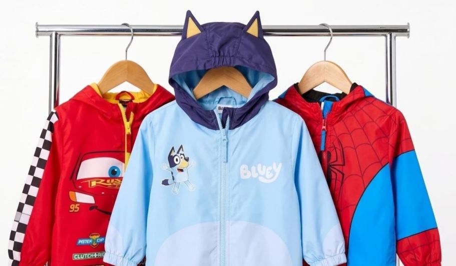 Character Windbreaker from $8 on Walmart.com (Reg. $19)