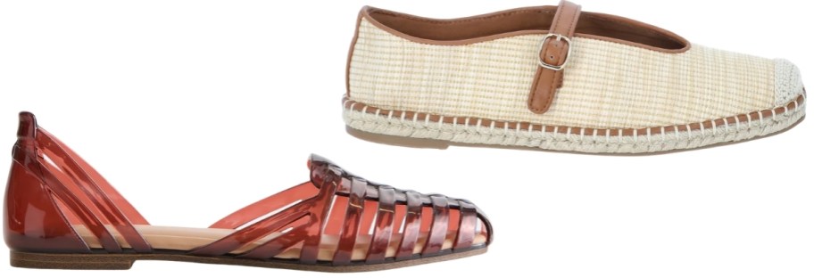 jelly sandal and espedrille