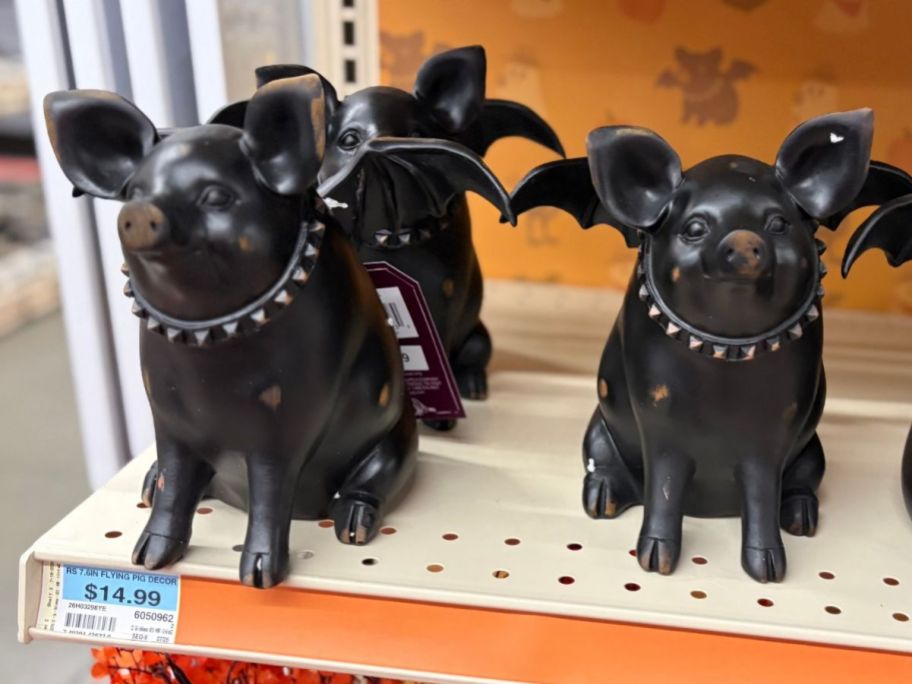 Winged bat Pigs at Tractor Supply