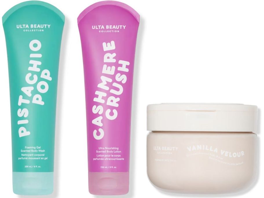 Stock images of ULTA Beauty Collection Body Wash, Lotion and Body Butter