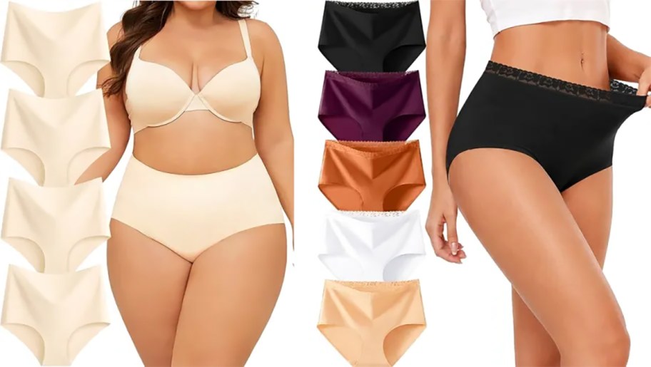 variety of women's underwear