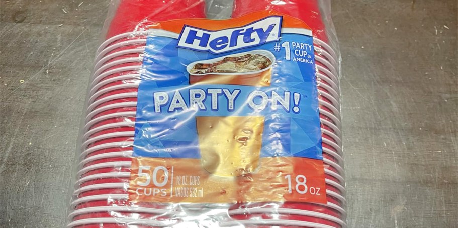 Hefty Disposable Plastic Cups 50-Pack Just $3.80 Shipped on Amazon