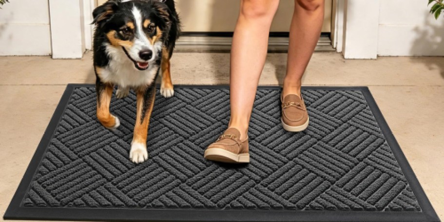 Waterproof Heavy Duty Door Mat Only $4.79 on Amazon