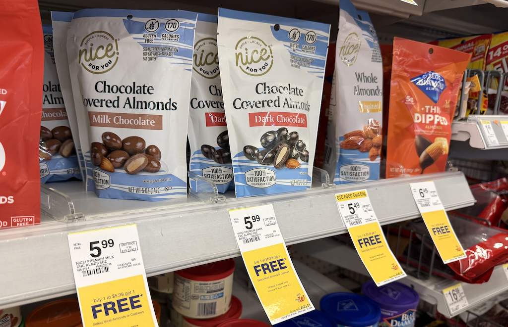 Nice chocolate covered nuts 