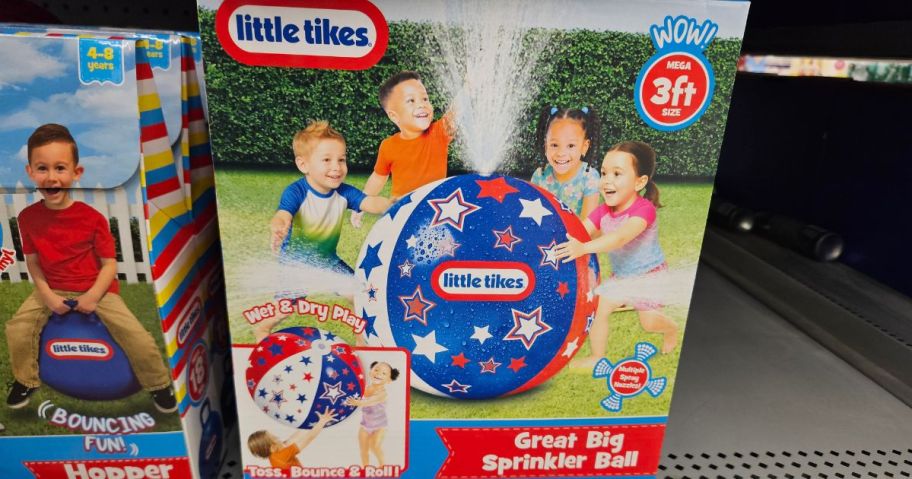 Little Tikes Red White and Blue Sprinkler Ball