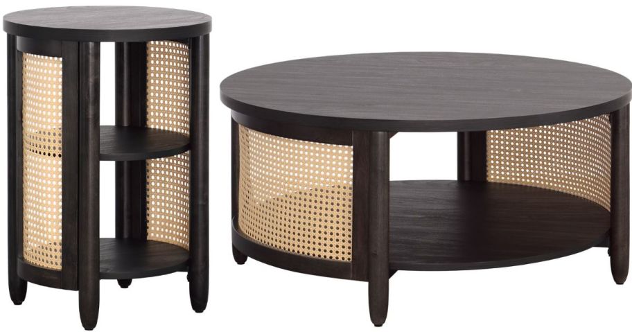 Stock images of better homes and gardens springwod side table and coffee table