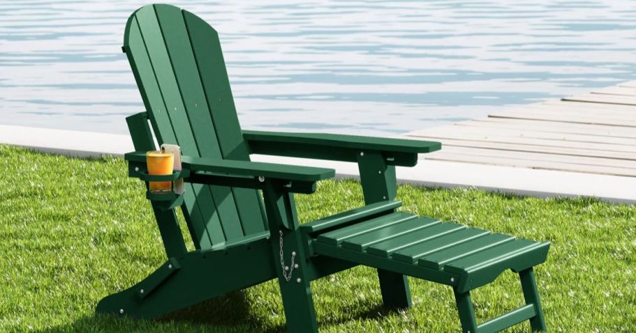 Up to 80% Off Wayfair Adirondack Chairs | Hideaway Ottoman Style Just $77.99 Shipped