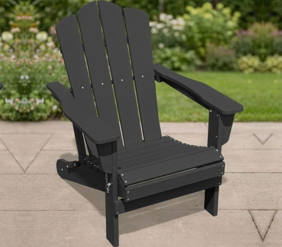 Rosecliff Heights Wolak HDPE Folding Adirondack Chair