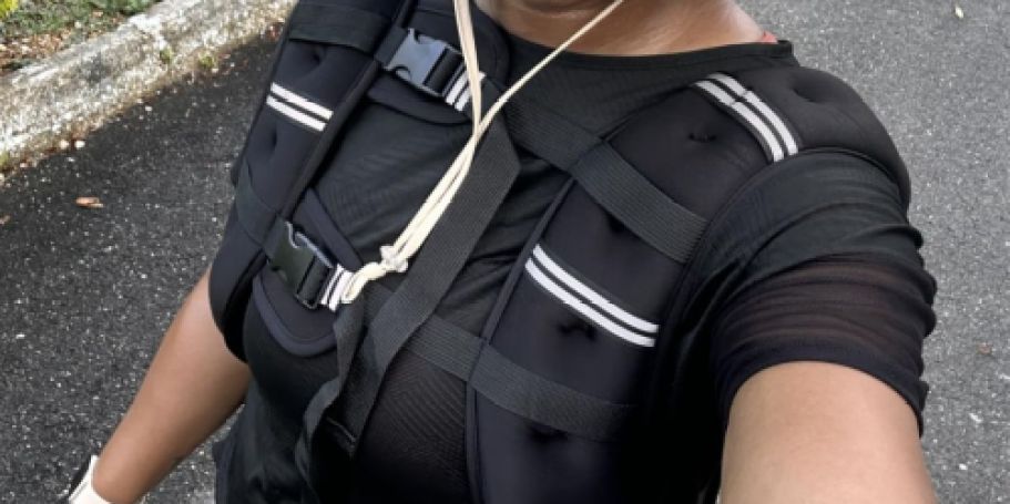 Get This 8lb Weighted Vest for Just $7.49 on Amazon