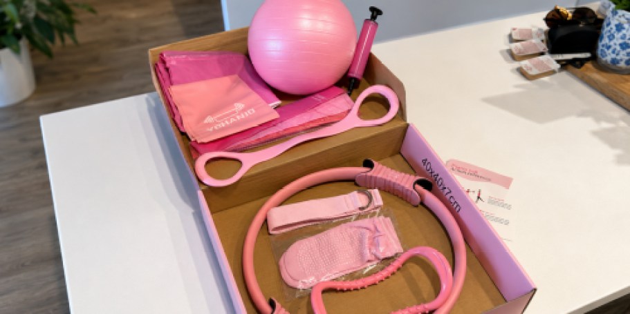 Pilates 14-Piece Workout Kit Only $12.49 on Amazon (Reg. $40)