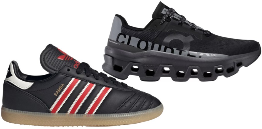 adidas Kids' Grade School Samba OG Shoes and On Women's Cloudmonster Shoes