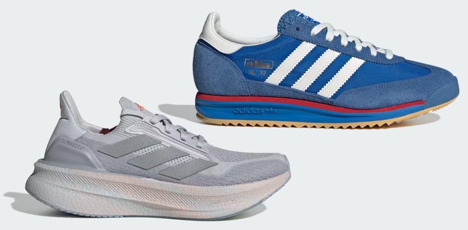 adidas Women's Ultraboost 5X Shoes and adidas Women's SL 72 RS Shoes