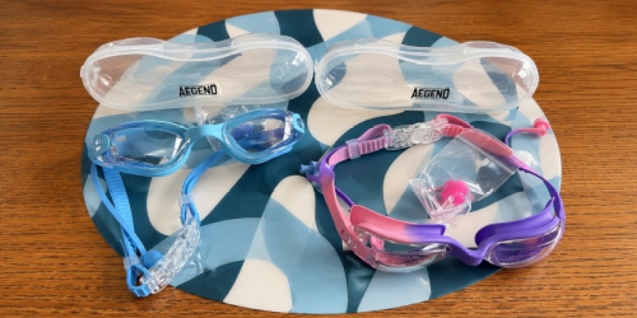 Kids Swim Goggles 2-Pack Only $4.99 on Amazon