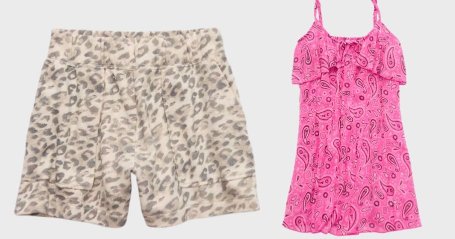 aerie shorts and dress