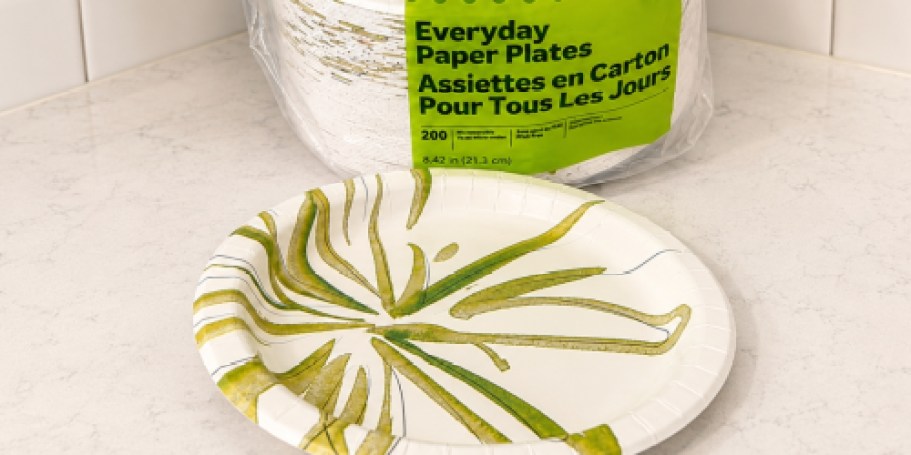 Amazon Basics Paper Plates 200-Count JUST $7 Shipped on Amazon