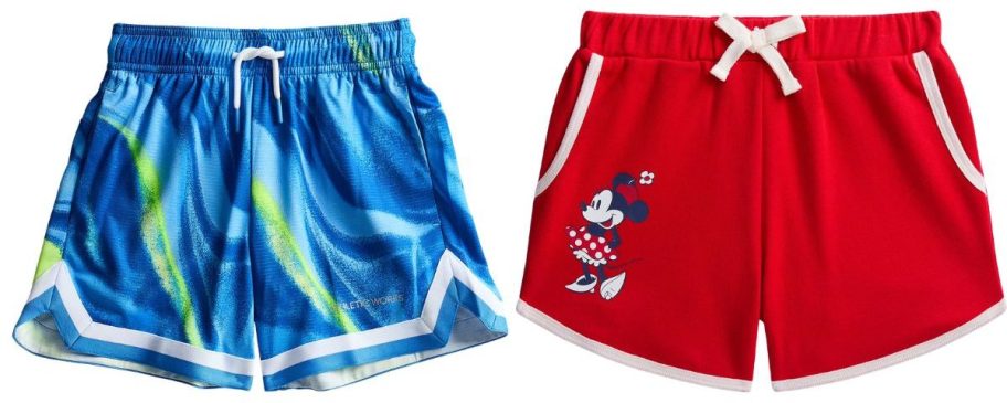 athletic works and disney minnie mouse shorts