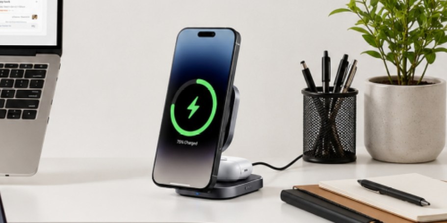 WOW! TWO MagSafe Foldable Wireless Chargers Just $29.99 Shipped (Reg. $120)