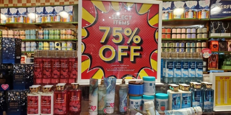 Up to 75% Off the Bath & Body Works Semi-Annual Sale
